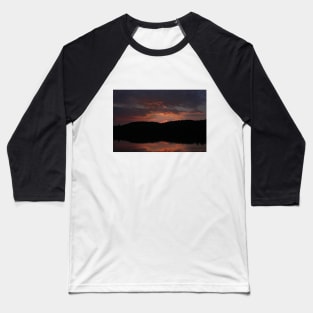 Lake view sunrise Baseball T-Shirt